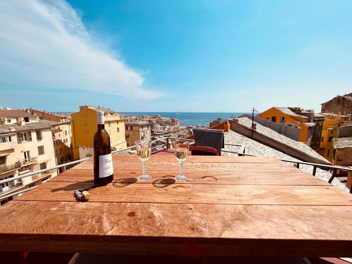 Pepites Bastiaises Vatta Appartement Roof Top Jacuzzi Vue Vieux Port 巴斯蒂亚 外观 照片