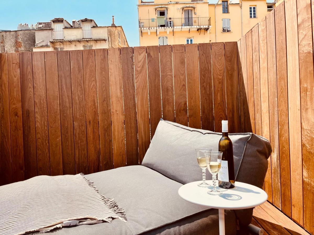 Pepites Bastiaises Vatta Appartement Roof Top Jacuzzi Vue Vieux Port 巴斯蒂亚 外观 照片